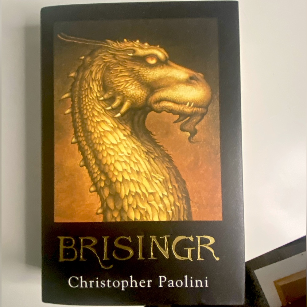 BRISINGR BY CHRISTOPHER PAOLINI hardcover book